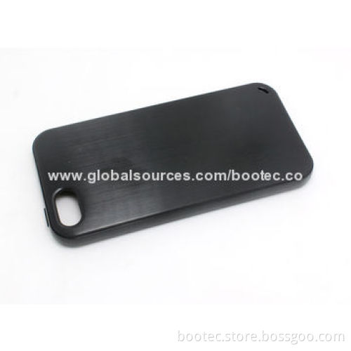 TPU Case for iPhone 5S, Metal Pattern, Fashionable and Elegant